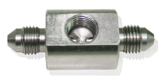 Aeroflow AF334-03 Stainless -3AN Union 1/8" Port Male To Male With 1/8"Npt Port