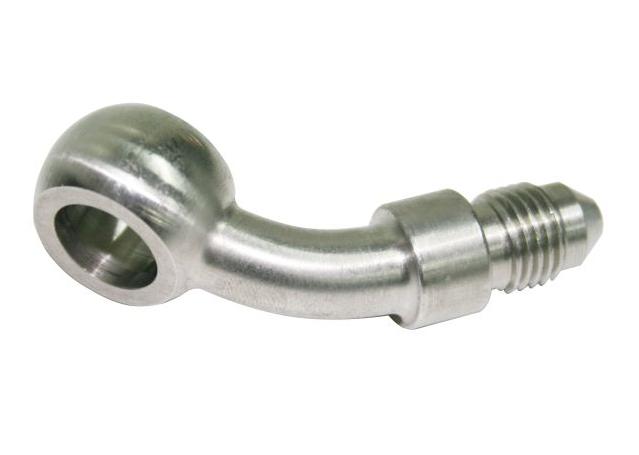 Aeroflow AF332-03 -3AN 45Deg Banjo 10mm 3/8 Stainless