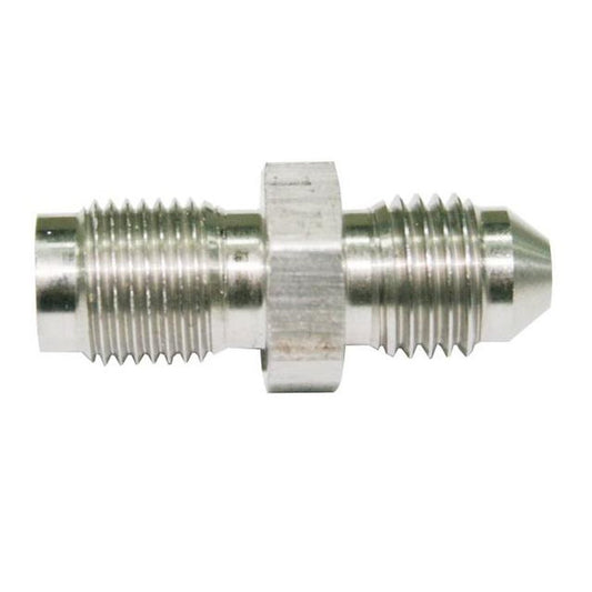 Aeroflow AF347-03 -3AN To Inverted 3/8 X 24 Stainless Male To Male Long
