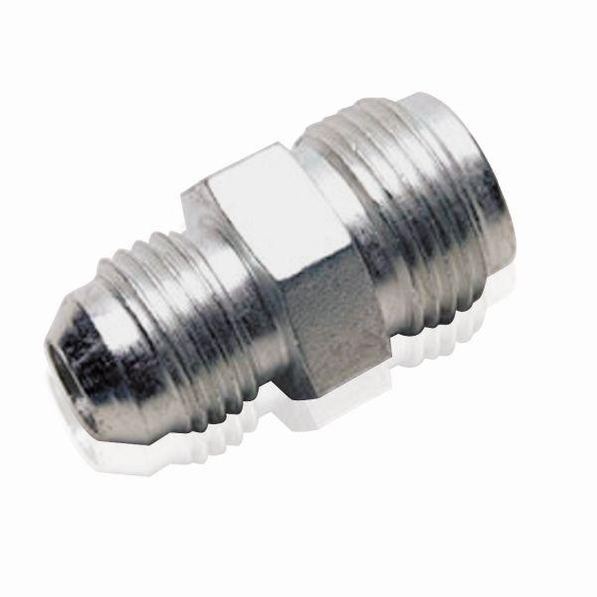 Aeroflow AF354-06SS Power Steer Fitt 5/8"-18 To -65/8" -18 Inverted Seat To -6an