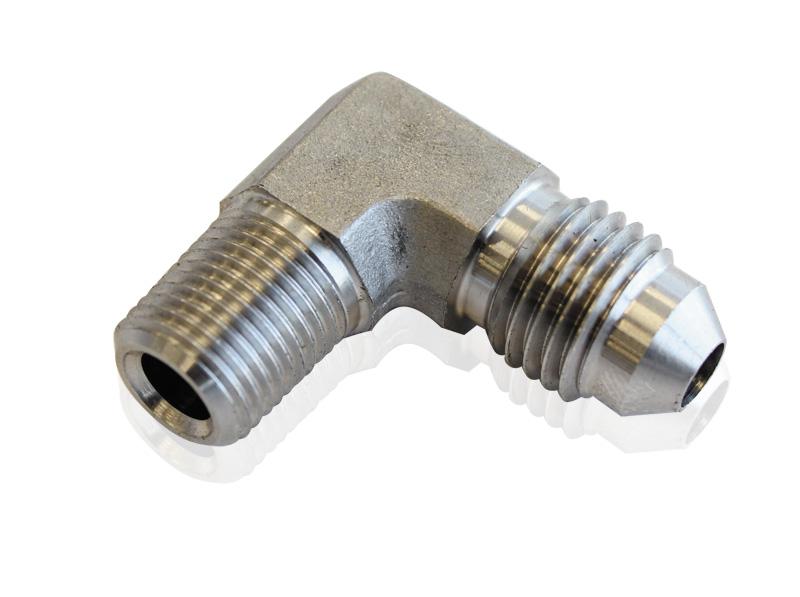 Aeroflow AF381-03 S/S 90Deg 1/8" Npt To -3an