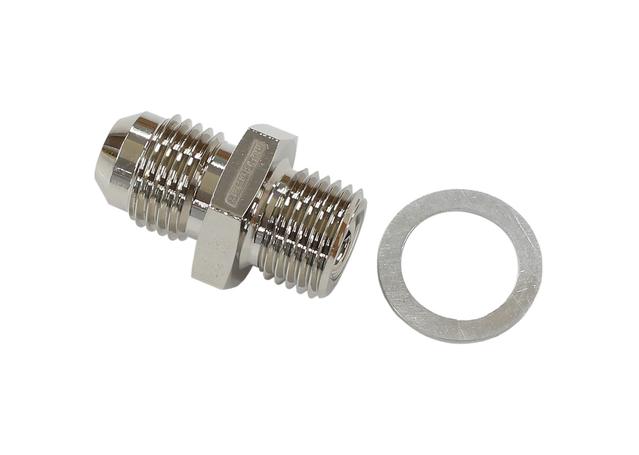 Aeroflow Transmission Adapter Short 1/4"-18 NPSM To -6an