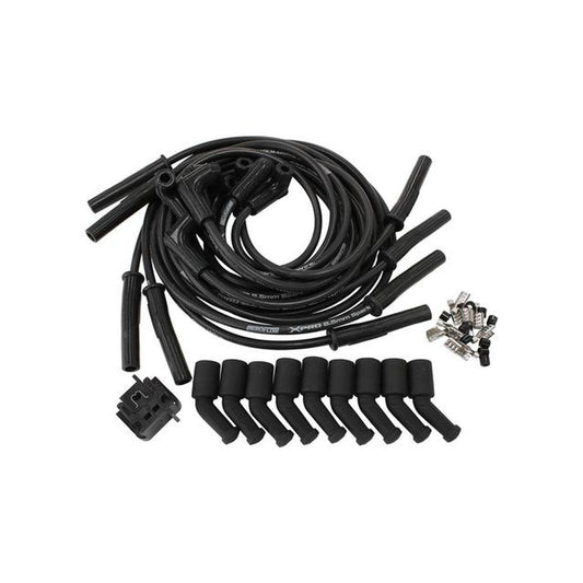 Aeroflow 8.5mm Universal Ignition Lead Set Black Suits GM LS