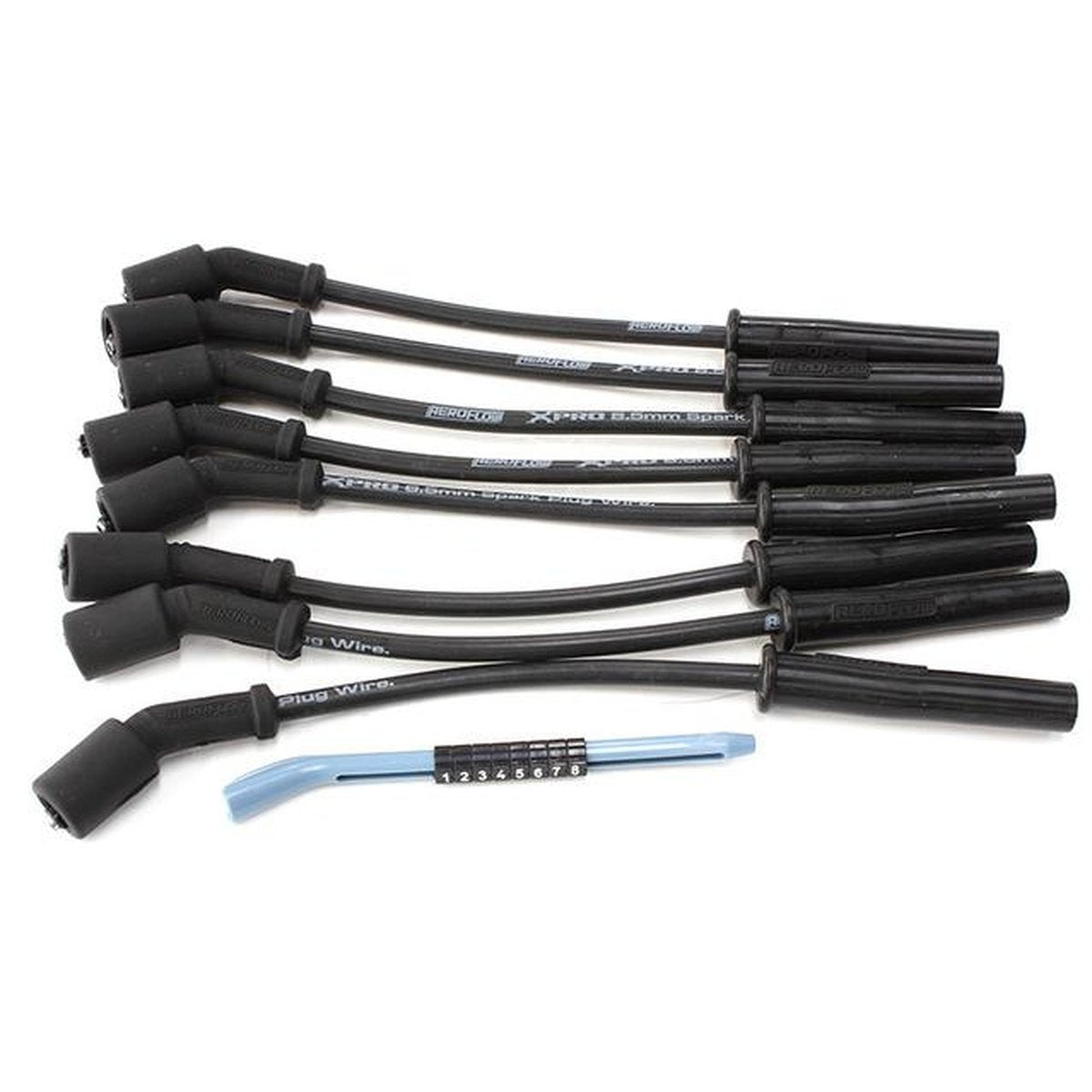 Aeroflow Ignition Lead Set Black Fits Holden Ls2