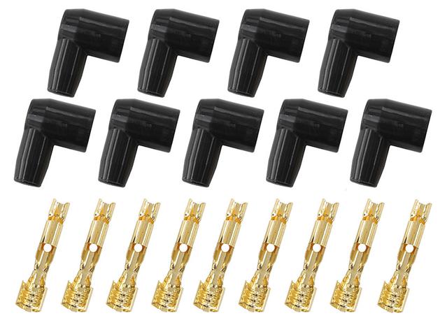 Aeroflow AF4030-8851 9 X Socket Boots & Terminals 90Deg. 9 Boots & 9 Terminals