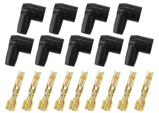Aeroflow AF4030-8851 9 X Socket Boots & Terminals 90Deg. 9 Boots & 9 Terminals