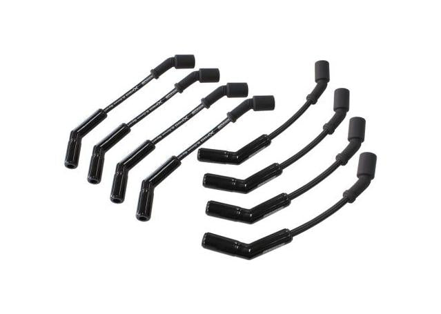 Aeroflow Xpro Ignition Lead Set 8" Black 135 Degree Ceramic Boots fits GM LS1 AF4038-32813C