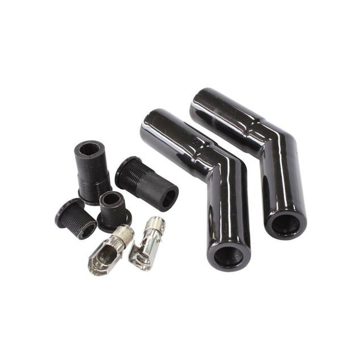Aeroflow Xpro Boot & Terminal Kit Black 135 Ceramic 2Pk