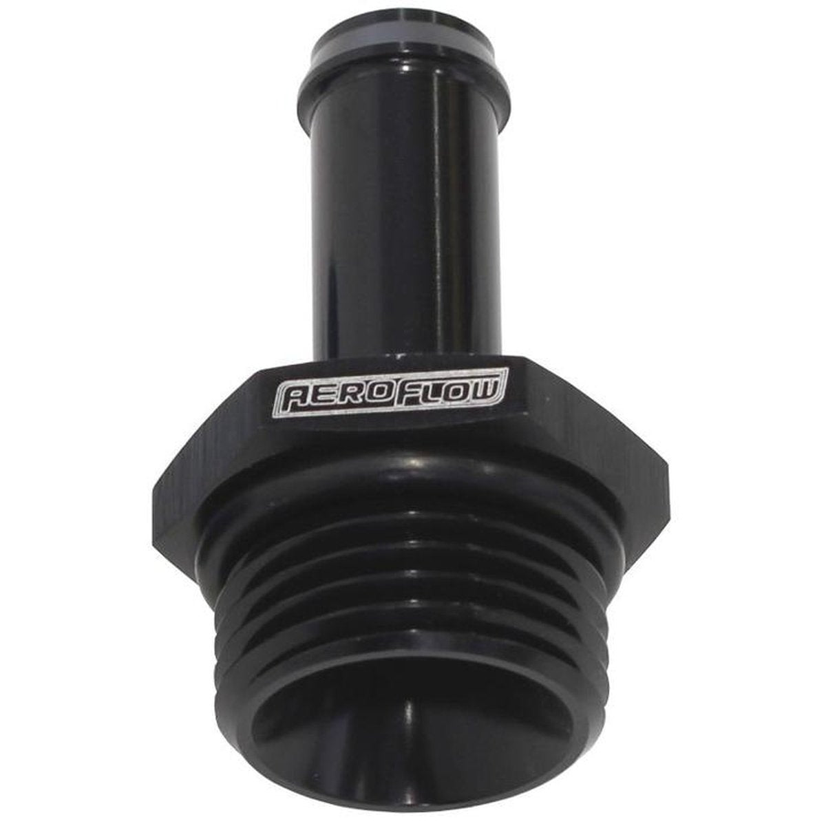 Aeroflow AF414-06-06BLK -6ORB To 3/8" Push On Barb Black