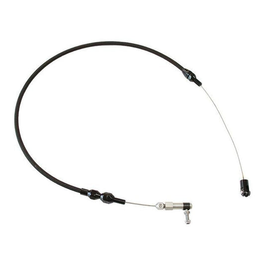 Aeroflow AF42-1103BLK Throttle Cable Stainless Steel 60" Long Black S/S