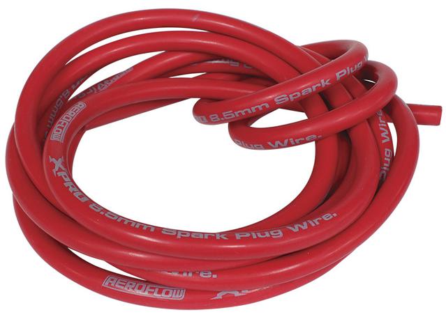 Aeroflow Ignition Wire 1 Metre Red Spirol Core