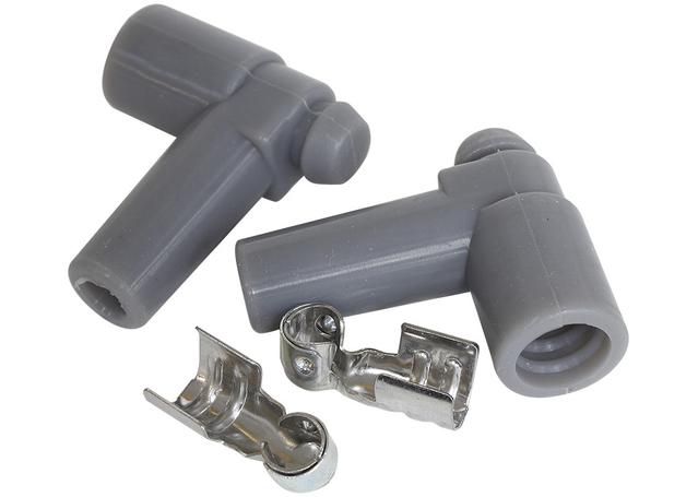 Aeroflow Hei Boots & Terminals 90 Deg 2 Boots,Terminals Grey