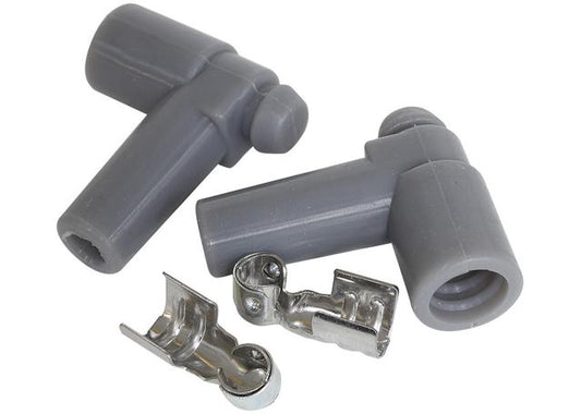 Aeroflow Hei Boots & Terminals 90 Deg 2 Boots,Terminals Grey