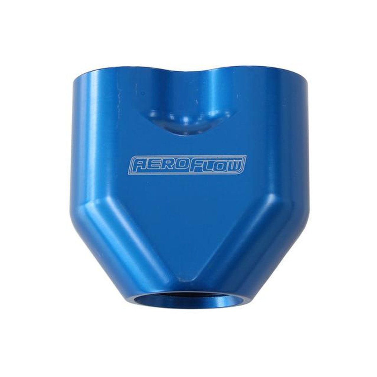 Aeroflow AF455-10-08 -10AN To 2X-8AN Female ORB Y Block Blue Af 455-10-08