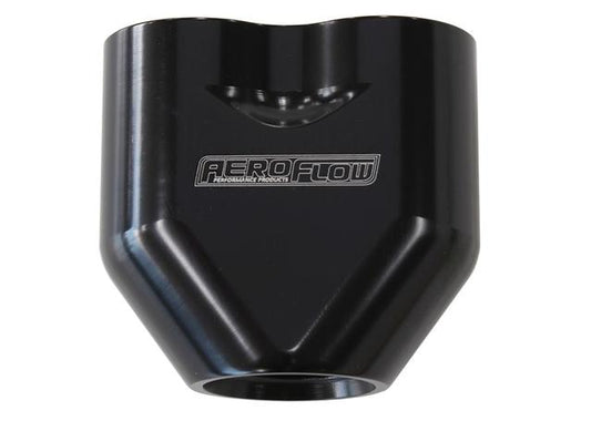 Aeroflow AF455-10-08BLK -10AN To 2X-8AN Female ORB Y Block Black Af 455-10-08Blk
