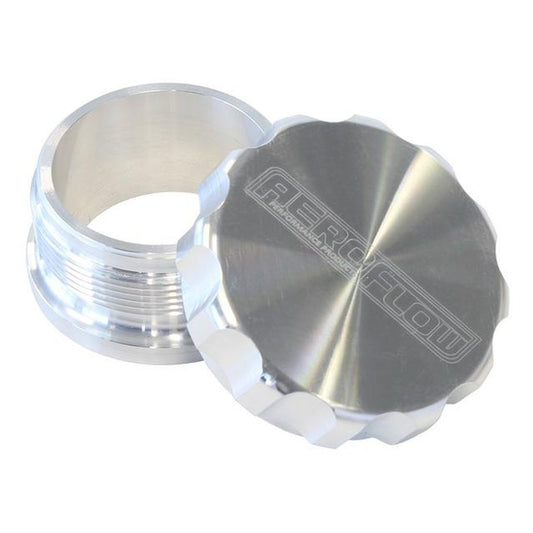 Aeroflow AF460-32 2" Alum Weld Bung And Cap Raw Alloy Finish