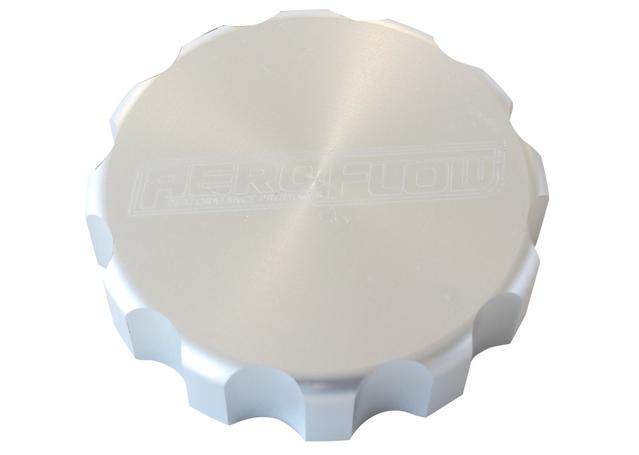 Aeroflow AF463-0042 Radiator Cap Cover Large Style Cap Raw Alloy