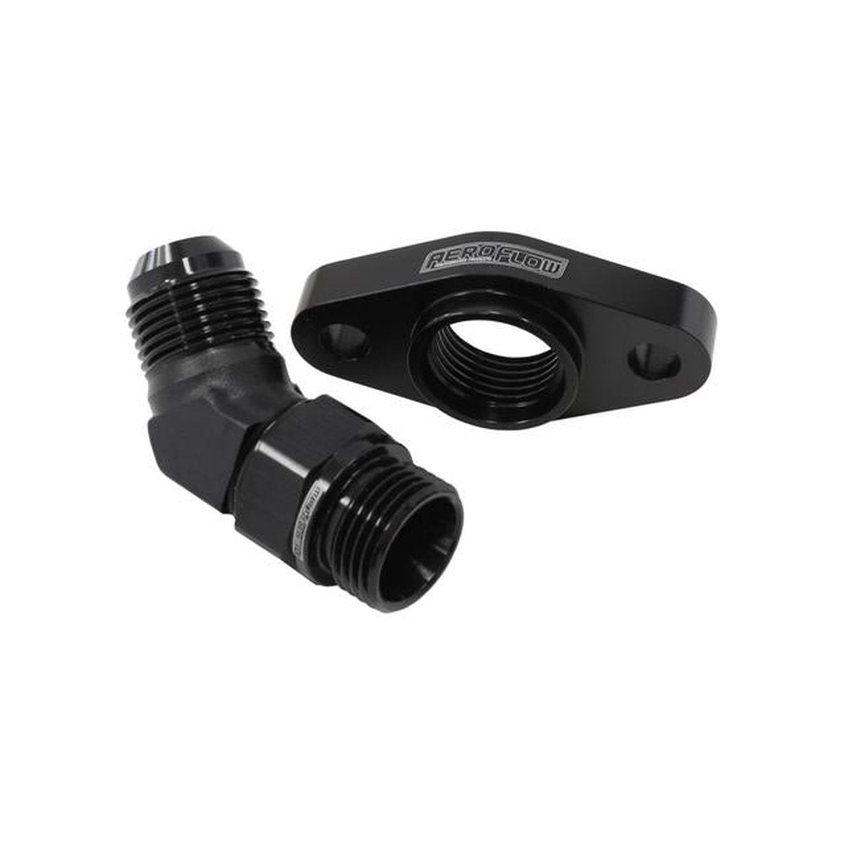Aeroflow Turbo Drain Adapter -10AN 51mm Hole Centres