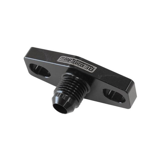 Aeroflow Turbo Oil Feed Adapter -6AN 38-44mm Hole Centres O-Ring Seal