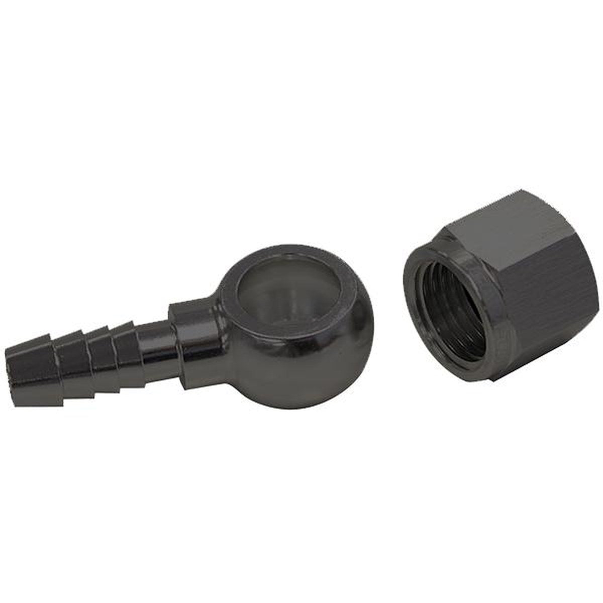 Aeroflow AF49-1020BLK / Bosch Fuel Pump 8mm / 5/16"Banjo & Nut Kit Black