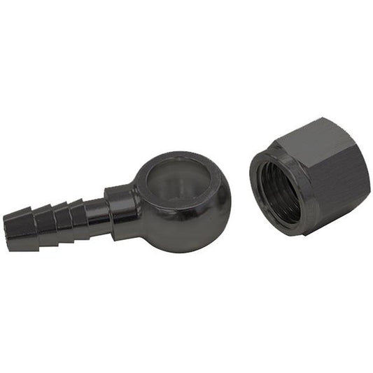 Aeroflow AF49-1020BLK / Bosch Fuel Pump 8mm / 5/16"Banjo & Nut Kit Black