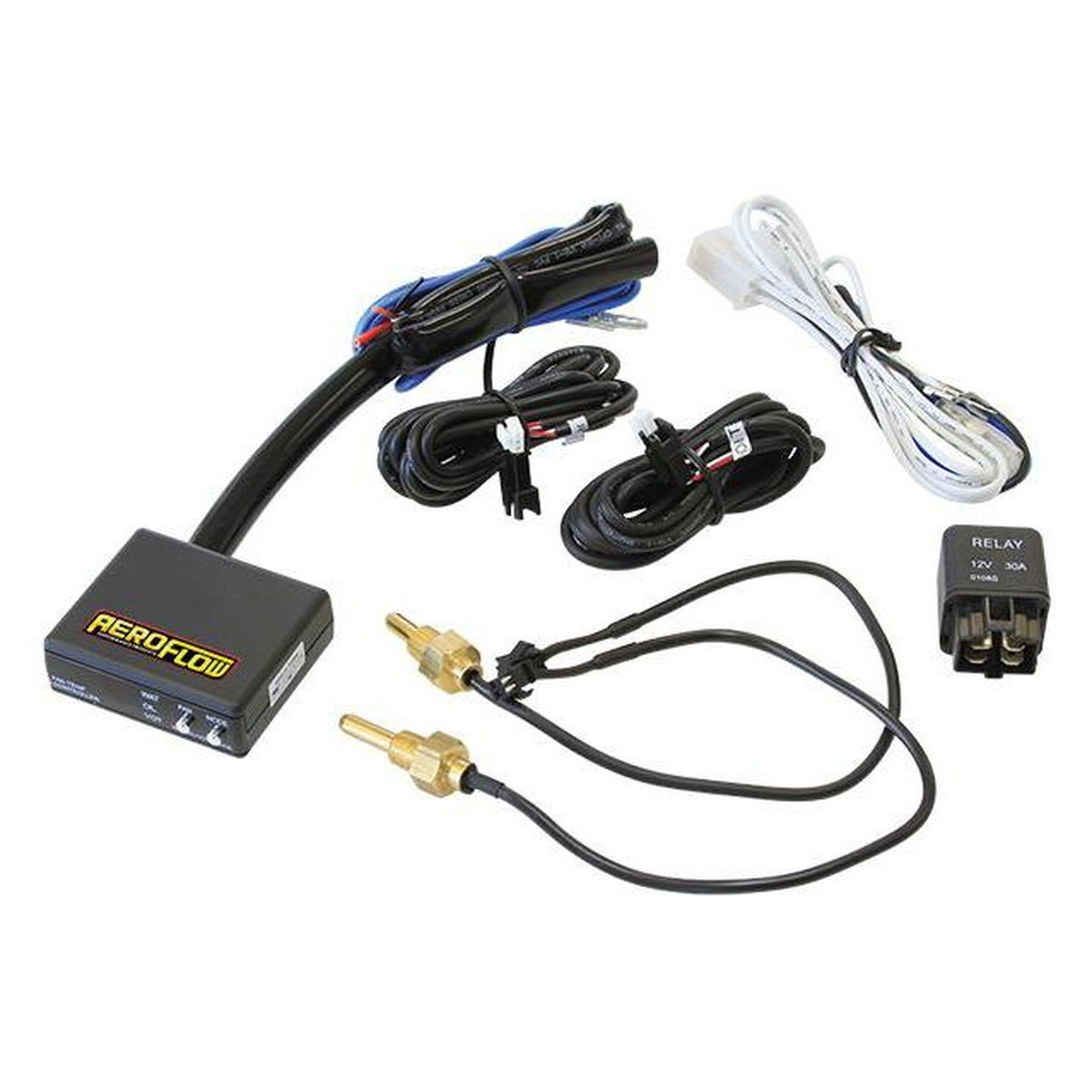 Aeroflow AF49-1029 Adjustable FAN Temp Controller 3 Mode Oil,Water Temp, Voltage