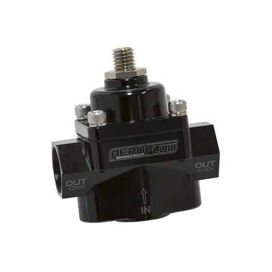 Aeroflow AF49-3000BLK Black Style Regulator 4.5-9 PSI