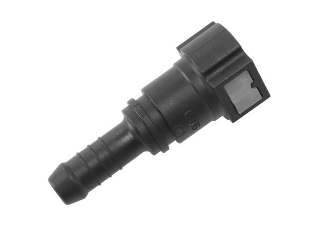 Aeroflow Push On 3/8" EFI Fitting To 3/8" / 9.65mm Barb Straight