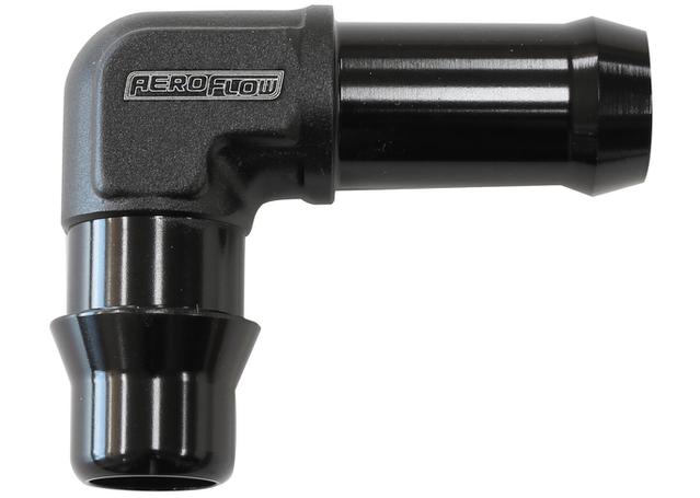 Aeroflow S/Charger Water Fitting 90Deg To 5/8" Barb Clip On Male Suits LSA