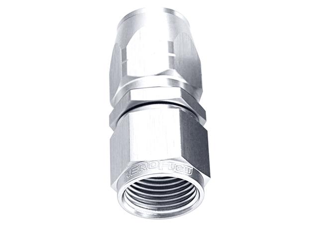 Aeroflow AF501-06-08S Stepped Straight End -6 Hose To -8AN Reducer Hose End Silver AF501-06-08S