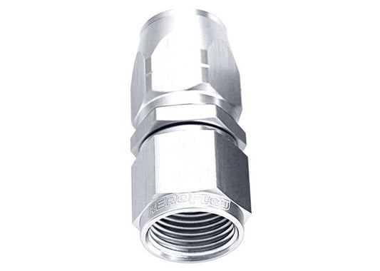 Aeroflow AF501-06-08S Stepped Straight End -6 Hose To -8AN Reducer Hose End Silver AF501-06-08S