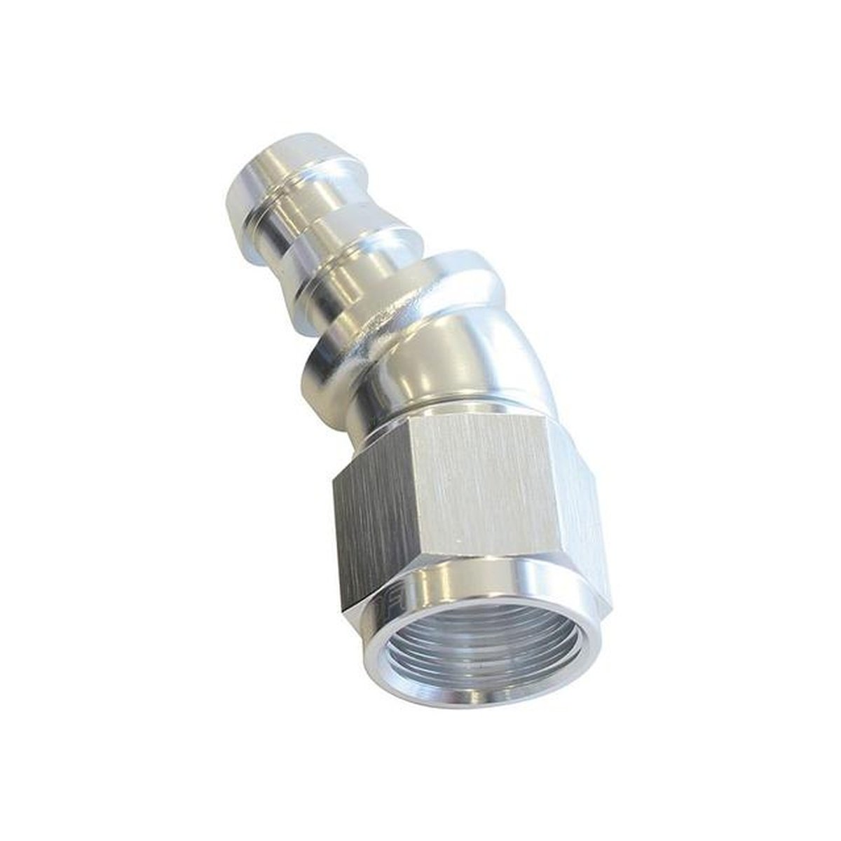 Aeroflow AF517-08S -8AN 30 Silver Full Flow Push Lock AF517-08S