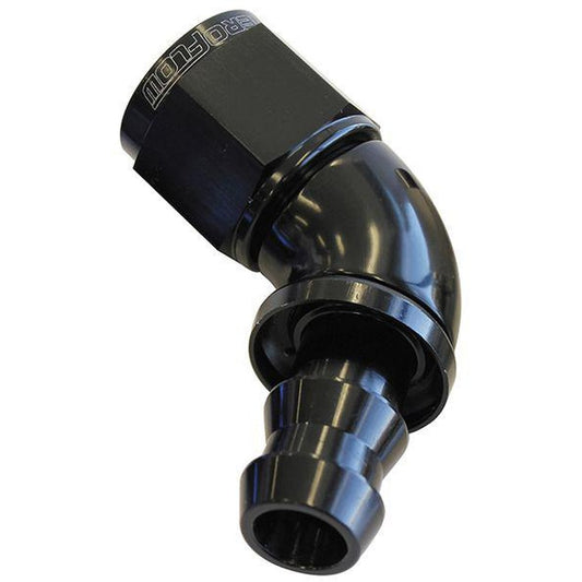 Aeroflow AF518-10BLK -10AN 60 Black Full Flow Push Lock AF518-10BLK