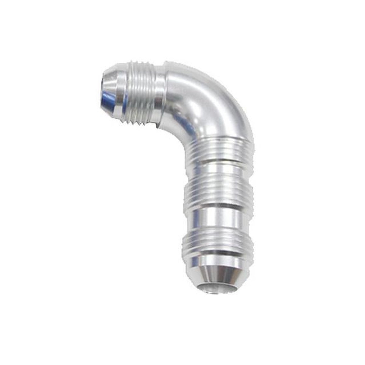 Aeroflow AF533-20S 90Deg Bulkhead -20AN Full Flow Silver No Restriction