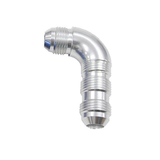 Aeroflow AF533-20S 90Deg Bulkhead -20AN Full Flow Silver No Restriction