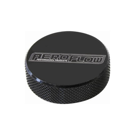 Aeroflow AF55-1006BLK Tall Air CleAN Nut 5/16" Black Female Thread 5/16" Unc