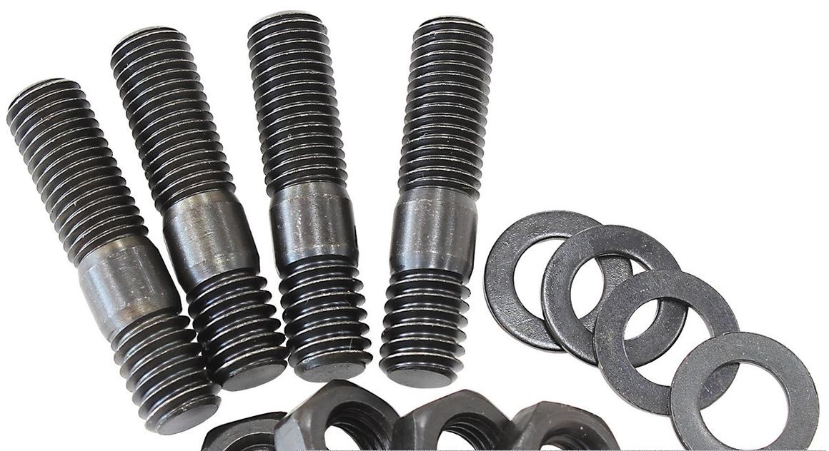 Aeroflow Carb Stud Kit 1-3/8" 35mm Oal Black