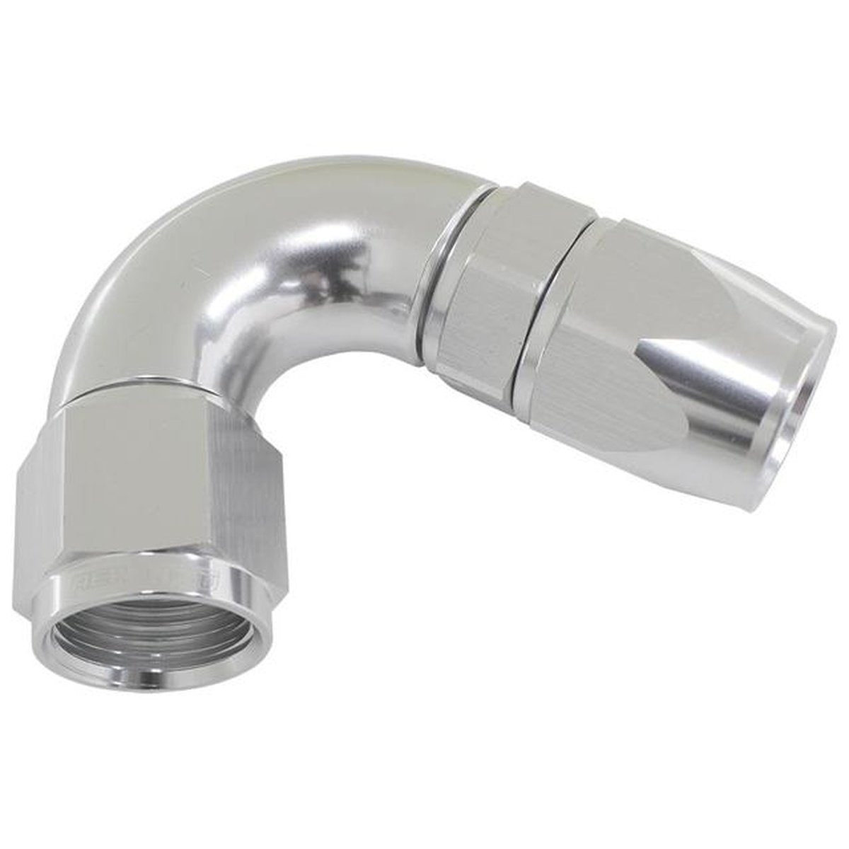 Aeroflow AF574-12DS 120 Deg -12AN Full Flow Teflon Hose End Silver 1 Piece Fullfl AF574-12DS