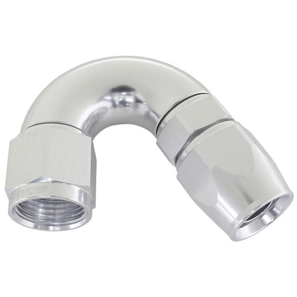 Aeroflow AF575-12DS 150 Deg -12AN Full Flow Teflon Hose End Silver 1 Piece Fullfl AF575-12DS