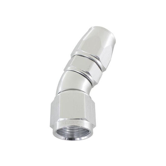 Aeroflow AF577-10DS 30 Deg -10AN Full Flow Teflon Hose End Silver 1 Piece Fullfl AF577-10DS