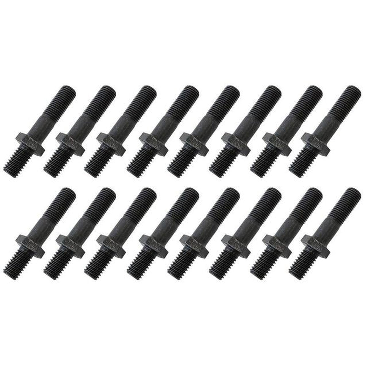 Aeroflow AF59-3026 Replacement 7/16 Rocker Studs 16 Pcs 1.840" Uhl Height Fits SBF