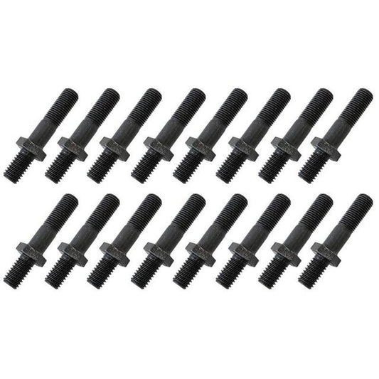 Aeroflow AF59-3026 Replacement 7/16 Rocker Studs 16 Pcs 1.840" Uhl Height Fits SBF