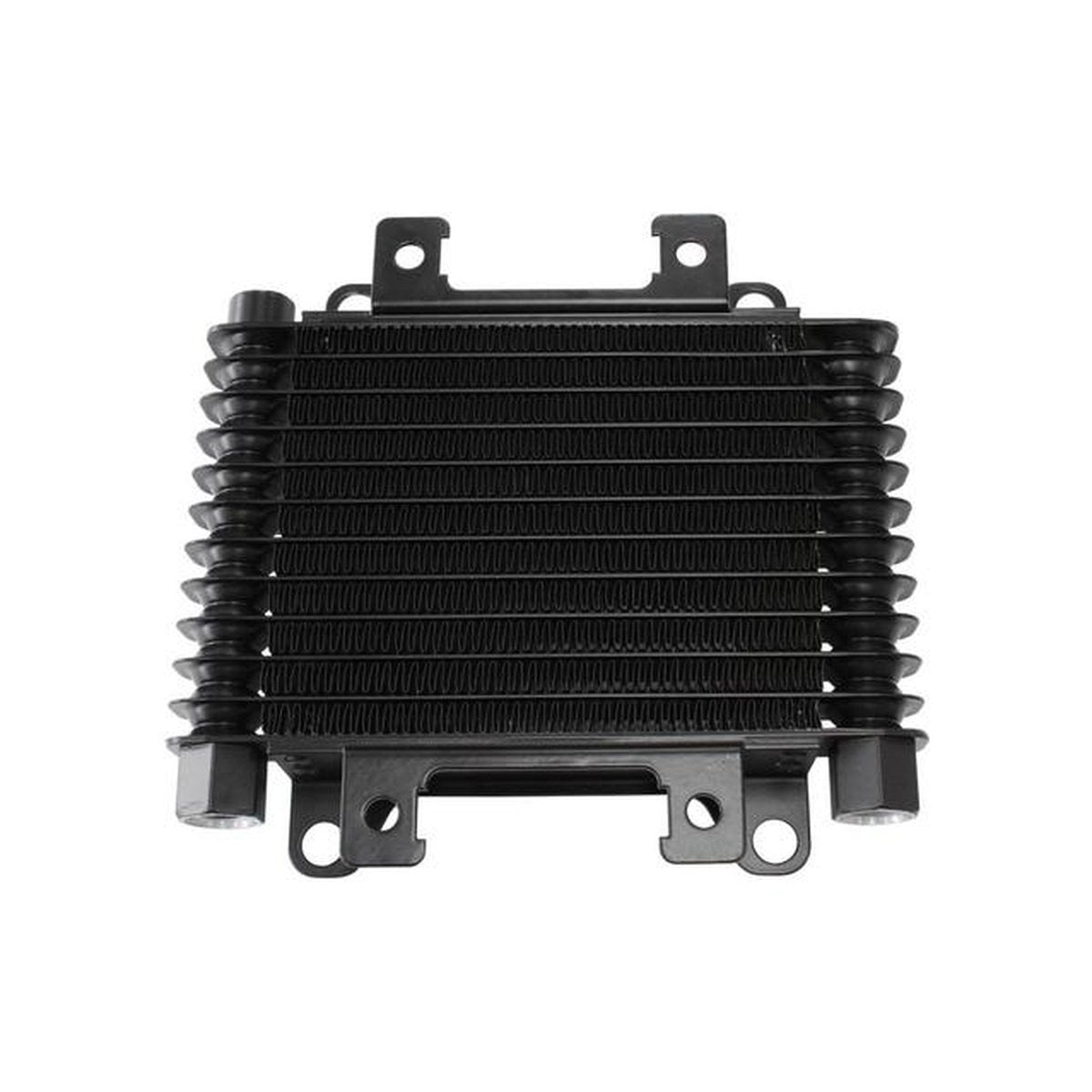 Aeroflow Competition Oil & Transmission Cooler 10 x 7-1/2" x 3-1/2" W/ 80w FAN & Switch -10 Orb