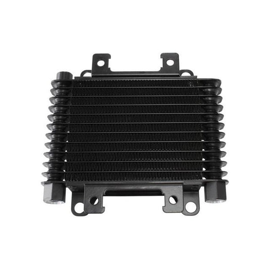 Aeroflow Competition Oil & Transmission Cooler 10 x 7-1/2" x 3-1/2" W/ 80w FAN & Switch -10 Orb