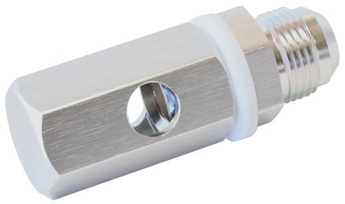 Aeroflow AF611-08 Roll Over Valve -8AN Silver Bolt In Style 2x Washer