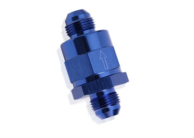Aeroflow AF612-12 Check Valve Inline -12AN Blue / One Way Valve