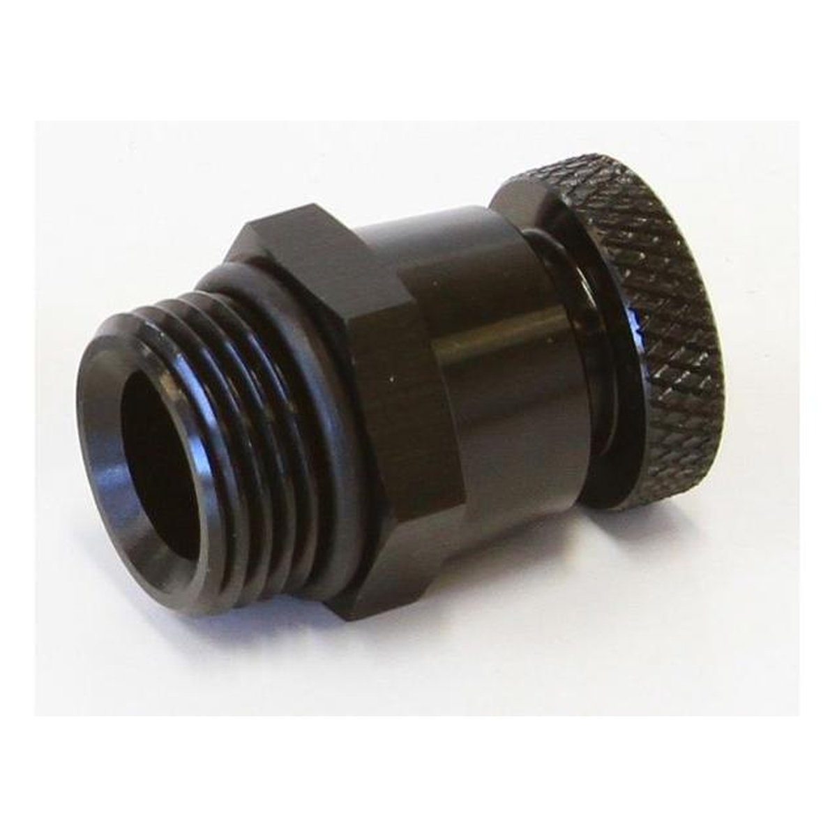 Aeroflow AF615-00BLK -10 ORB Inline Tap Drain 1/8Npt F/Male Thread fits Remote