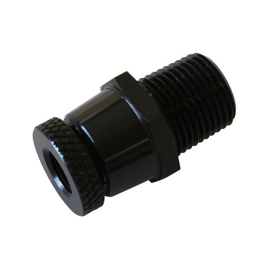 Aeroflow AF615-01BLK 3/8" Npt Inline Tap Drain 1/8 Npt F/Male Thread fits Remote