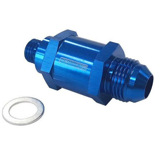 Aeroflow AF615-06 Checkvalve Blue Male To Male Bosch Pump M12x1.5mm x -6an