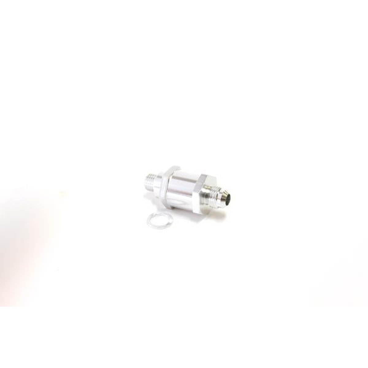 Aeroflow AF615-08S Checkvalve Silver Male To Male Bosch Pump M12x1.5mm x -8an